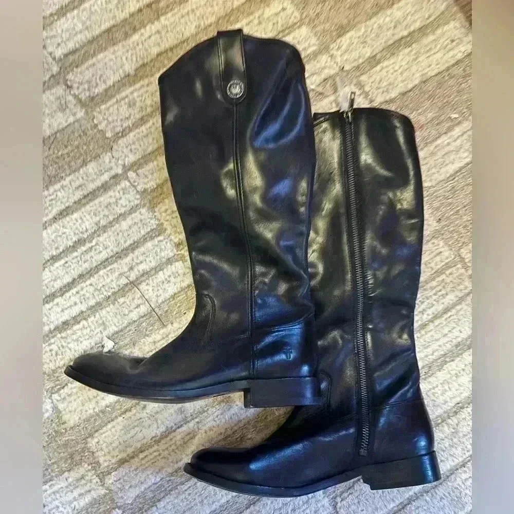 FRYE MELISSA‎ BUTTON INSIDE ZIP